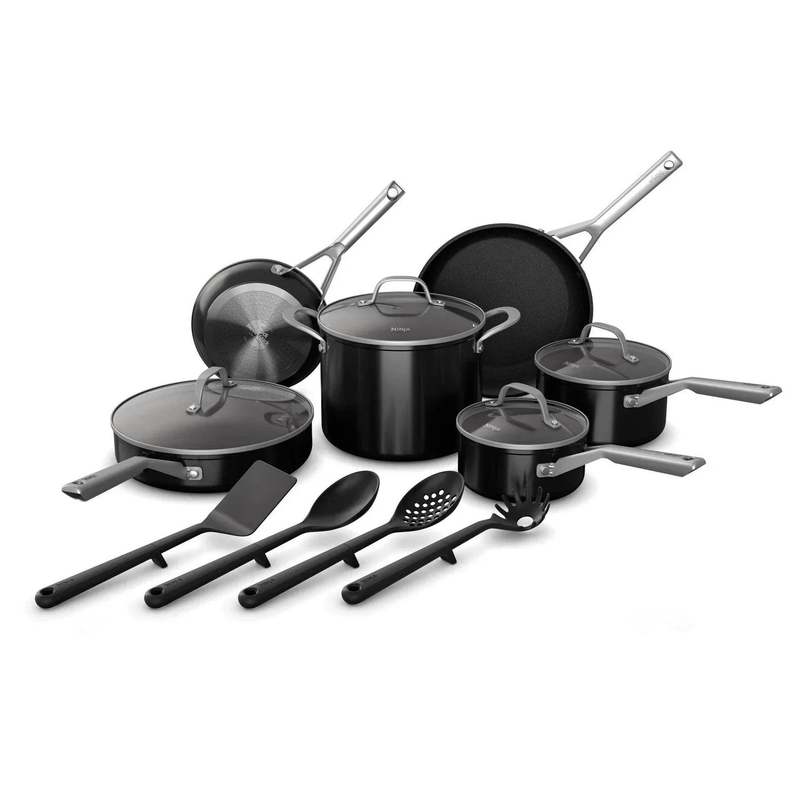 Essential 14-Piece Cookware Set, Never Stick